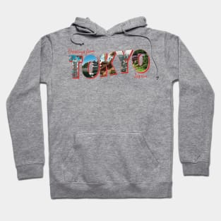 Greetings from Tokyo in Japan vintage style retro souvenir Hoodie